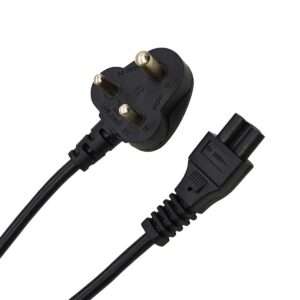 ELV Direct Laptop Power Cable Cord 3 Pin Adapter
